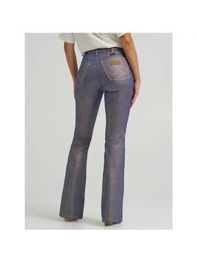 Wrangler x Lainey Wilson Glitter High Rise Flare Jeans 30x32